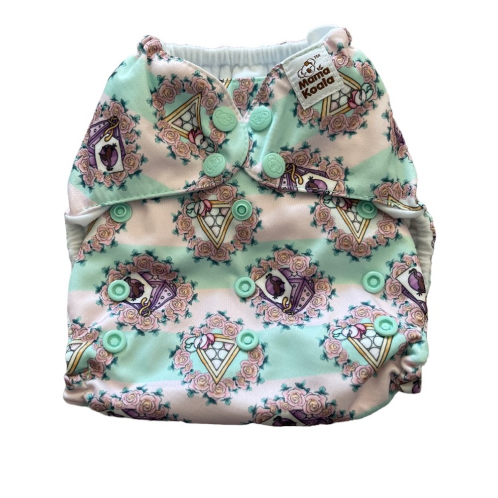 Mama Koala Harry Potter Chocolate Frogs Floral Cloth Diaper